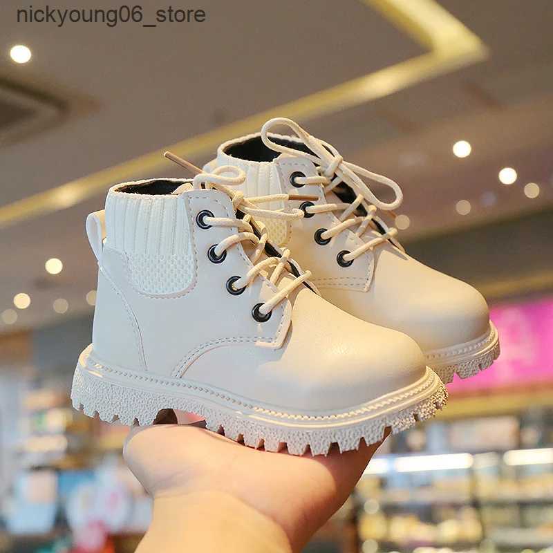 Boots Baby Boots Kids Shoe for Girl Winter Shoe Solid Ankle Boots Baby Girl Shoe Snow Boot Boy Boot Toddler Boot Zapatos Nia Botas L240910