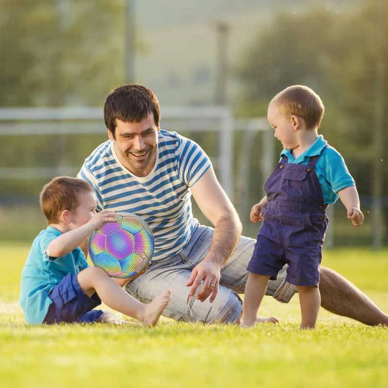 High quality 5th Rctive football luminous football PU Rctive football ball for indoor and outdoor grass trainingW241008