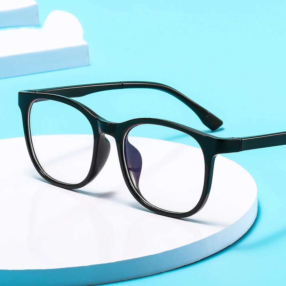 Transparent Computer Glasses Frame Women Men Anti Blue Light square Eyewear Blocking Glasses Optical Spectacle Eyeglass roundX241008