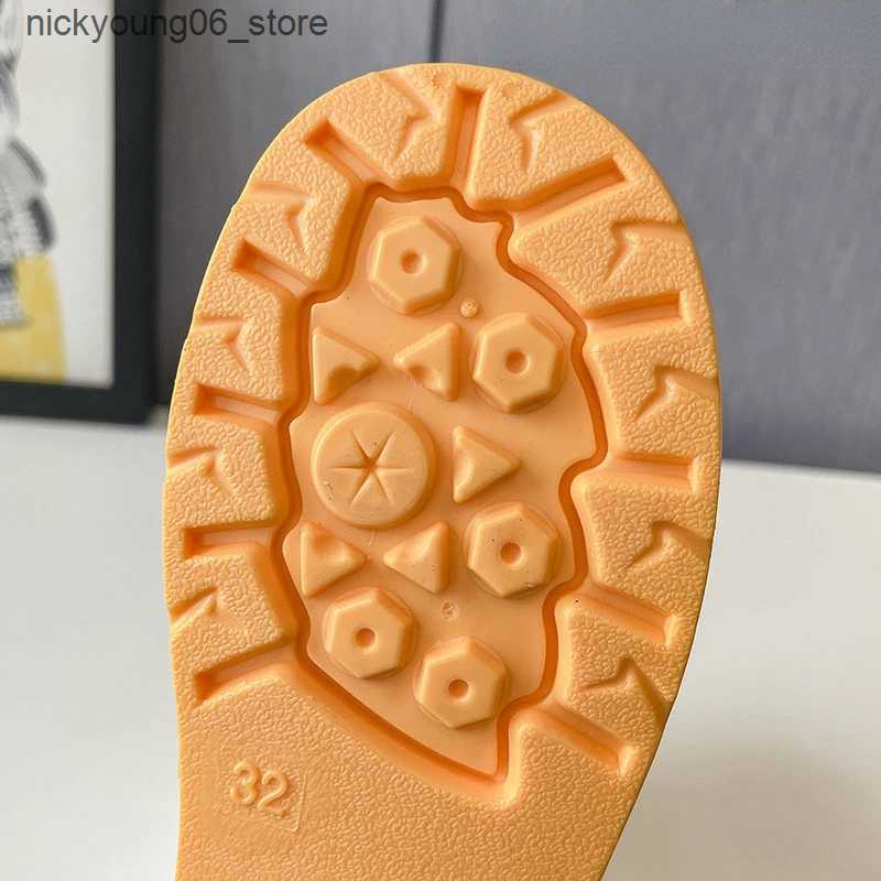 Boots Cute Cat Children Rain Boots Waterproof Anti Slip Water Shoes Kids Boys Girls Cartoon Rubber Boots Four Seasons Student Botas L240910