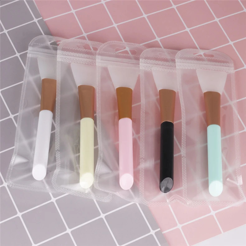 Silicone mask brush beauty brush Self made mask applicator soft brush head 241008