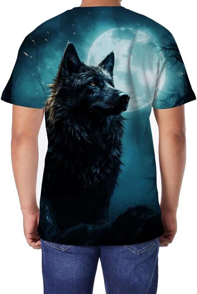 Mens T shirt Men's T-Shirt 3D Printed Novelty Graphics Crewneck Tees tshirt graphic tee Casual tops summer clothes fashion cool