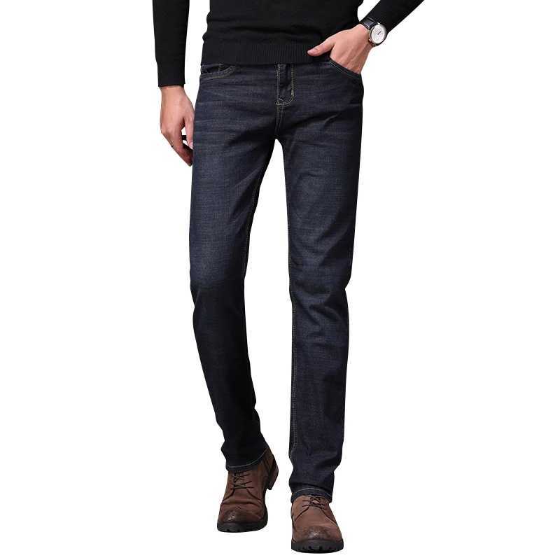 Stretch Autumn/Winter Mens Jeans Mens Straight Pants and Versatile PantsW240715