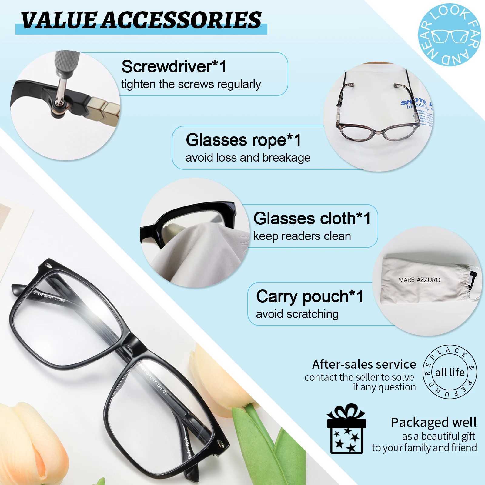 Oversized Reading Glasses Men Large Square Presbyopic Eyeglasses Reading Big Frame Stylish Readers +1 1.25 1.5 1.75 2 2.25 2.5 3X241008