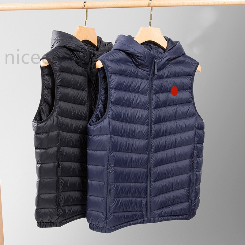 Fashion Puffer polo Vest Mens Waistcoat Winter Down polos Vests Unisex Couple Bodywarmer Womens Jacket Sleeveless Outdoor Warm Thick Outwear Clothing M-4XL