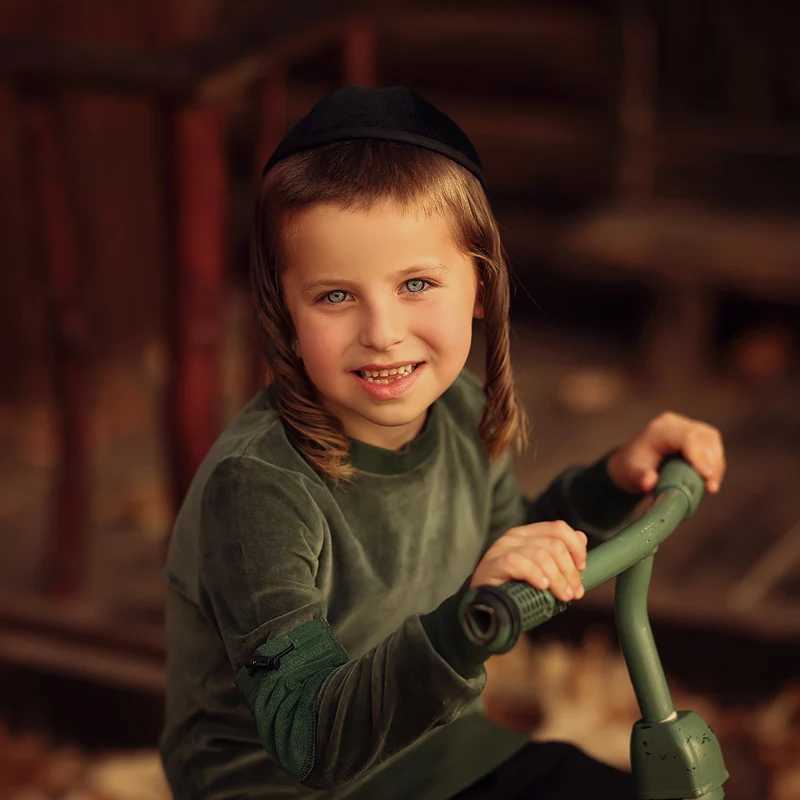 Velour set polar wool pockets family clothing tops and jumpsuits full body drape elegant green button contraction W241008