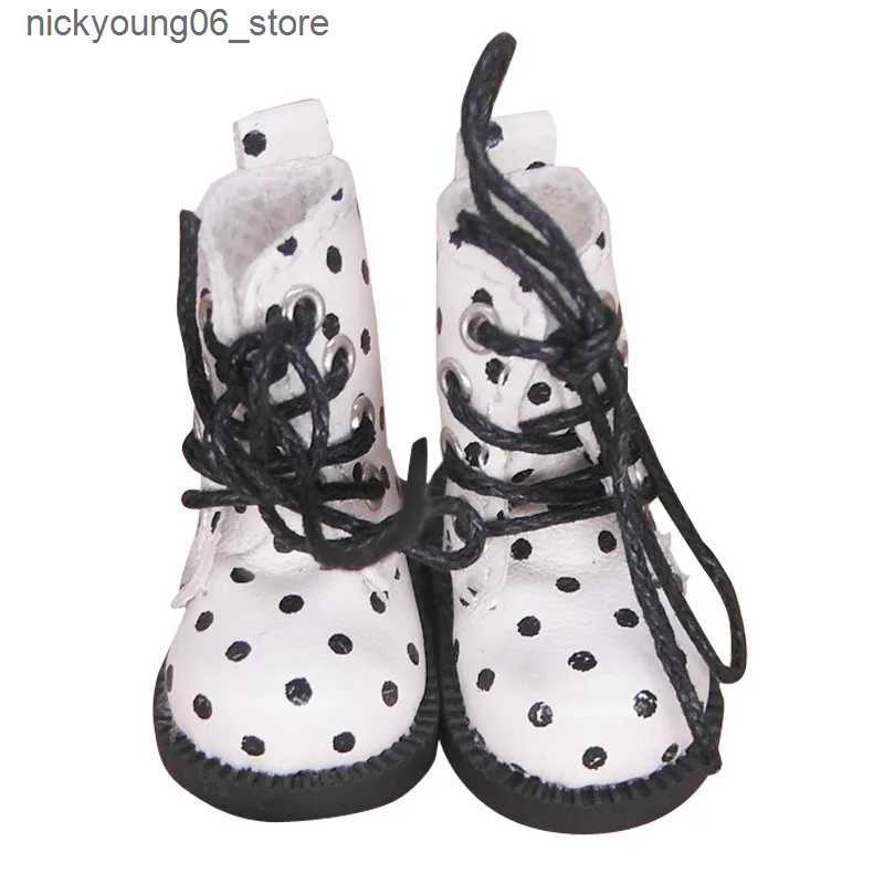 Boots Tilda 1/8 Doll Boots Toy Shoes For Blythe Pullip Doll Mini Winter Leather Boots Shoes for Blyth Accessories for Dolls Toys L240910