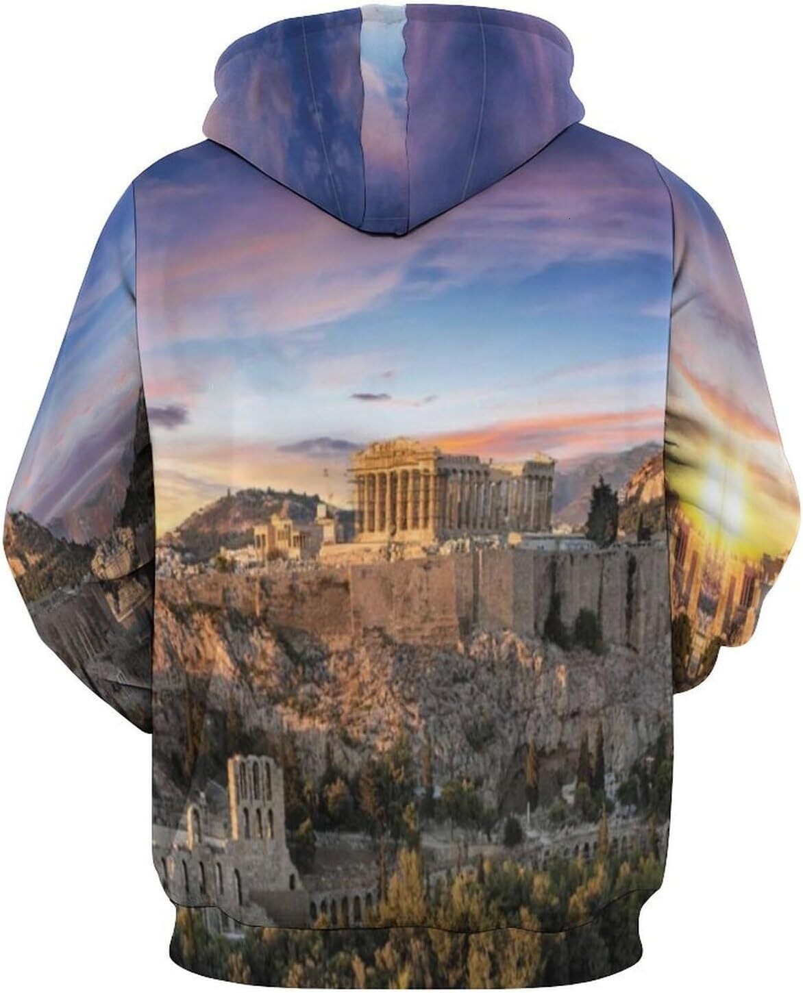 Hoodie for Mens Unisex Novelty Hoodies Lost Inca City Machu Picchu Near Cusco Panoramic Hooded Sweatshirt Graphic Hoodies sweatshirt cool