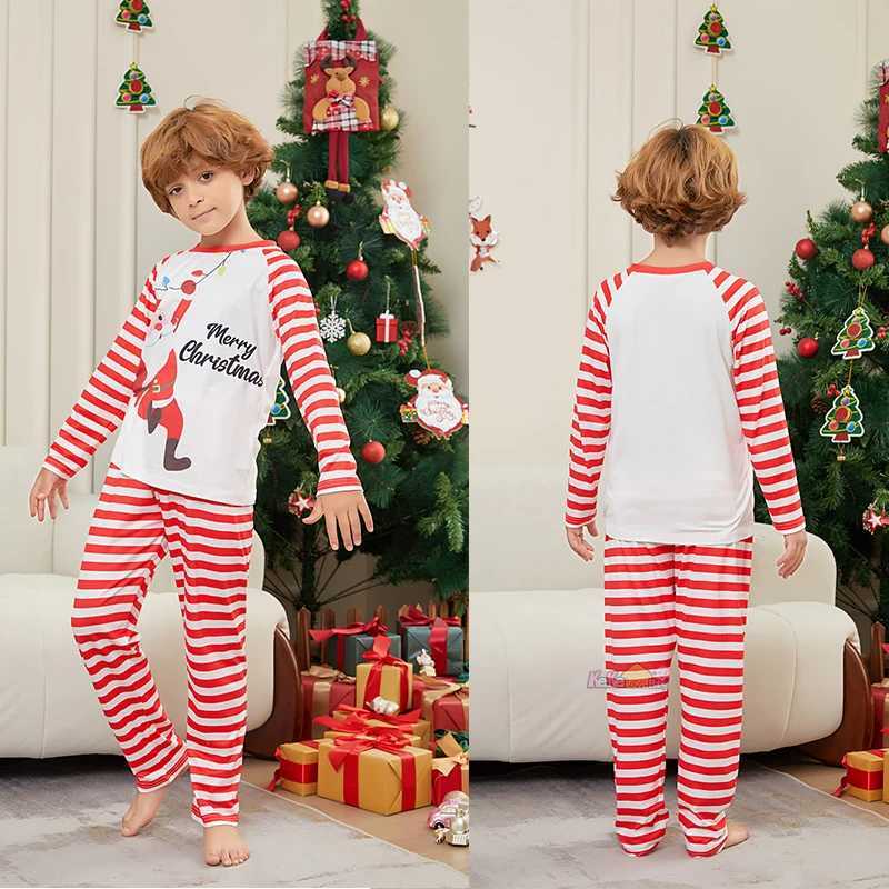 Christmas Match Family Pajama Set 2025 Christmas Adult Children Father Mother Clothing Pajama Baby Boys and Girls Pajama Family Appearance W241008