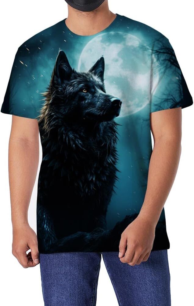 Mens T shirt Men's T-Shirt 3D Printed Novelty Graphics Crewneck Tees tshirt graphic tee Casual tops summer clothes fashion cool
