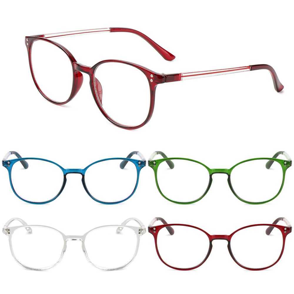 Hot Sale High-definition Reading Glasses Unisex Fashion Ultralight PC Frames Presbyopic Glasses Vision Care Eyewear +1.00~4.00X241008