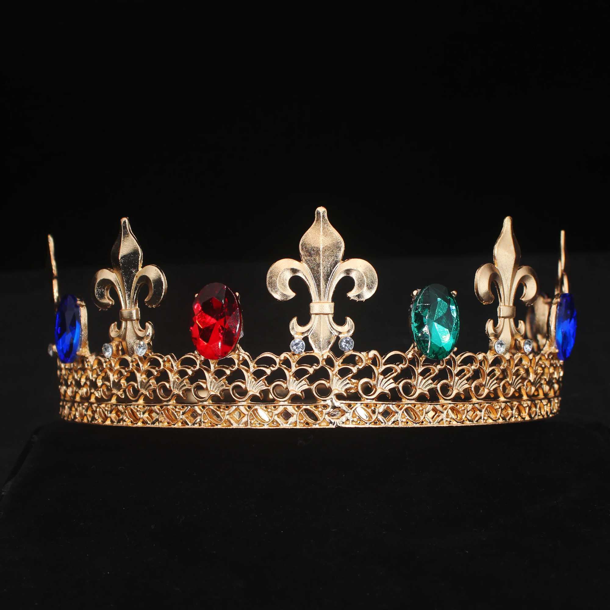 Luxury Baroque Mens Crown Jewelry W241007