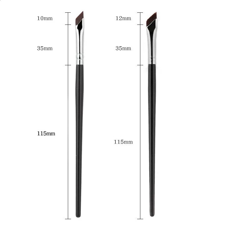 CNK 2/5Pc upgraded blade eyeliner brush ultra-thin fine angle flat angle eyeliner brush precise detail brush under the eyes 241008