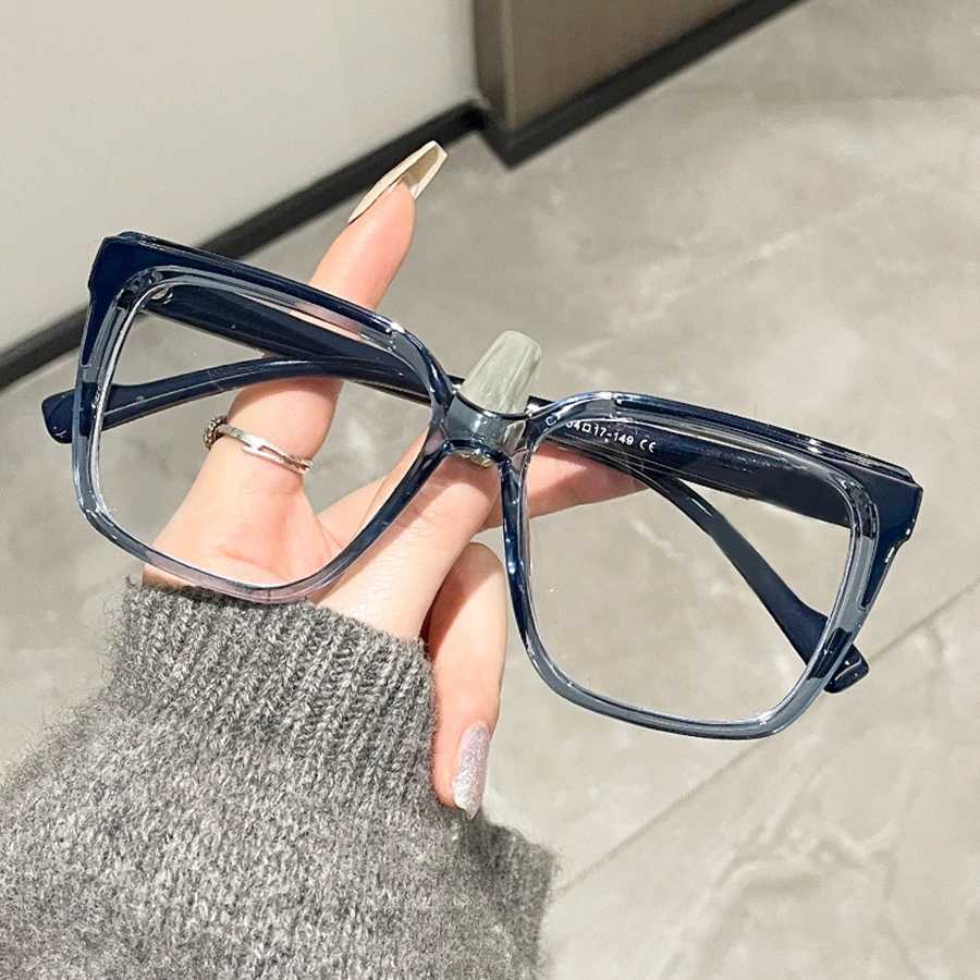 TR90 Square Optical Eyeglasses Frame Transparent Computer Glasses Women Brand Design Fashion Eyewear Ladies Luxury Eye GlassesX241008