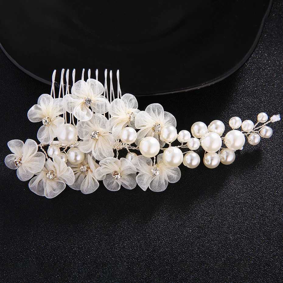 Bridal Wedding Hair Accessories Crystal Gold and Silver Hair Combs Suitable for Women Bridal Headwear Party Jewelry Bridesmaids Gifts W241007