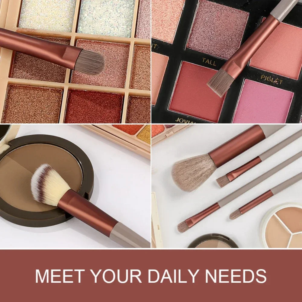 Makeup brush set eye shadow powder foundation powder blusher highlighter concealer cream set makeup brush set soft hair professional makeup 241008