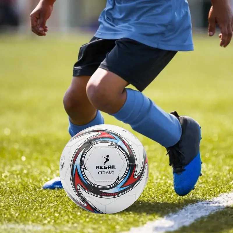 Latest Football Standard Size 5 Machine Stitching Football Outdoor Sports Ague Match Training Ball Childrens GiftW241008