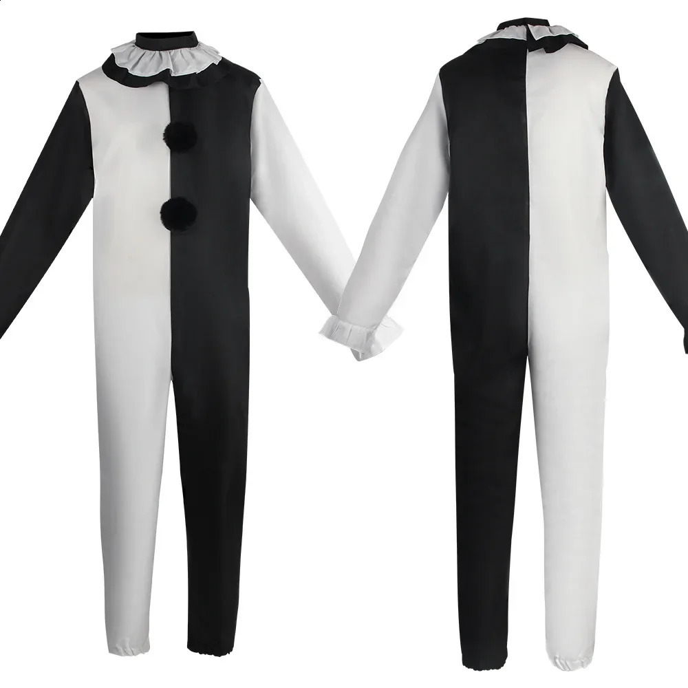 Art The Clown Cosplay Movie Terrifier 2 Art The Clown Cosplay Costume Jumpsuit Mask Halloween Costumes Mask for Men Women 241008