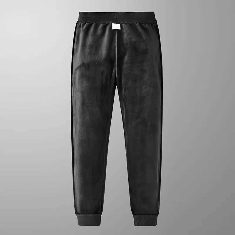 Winter Thicken Fleece Thermal Men Sport Pant Loose Sweatpant Jogger Running Training Casual Workout Trouser Sportswear Plus SizeX241008