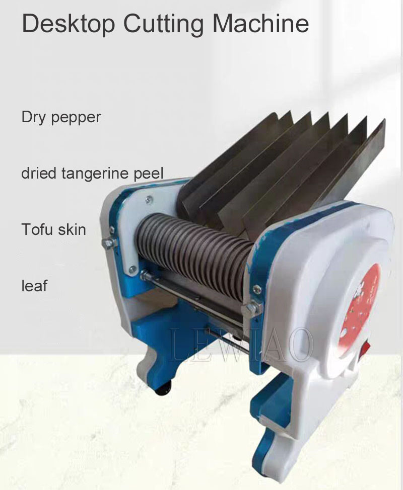 0.75-6mm Tea Leaf Cutter Machine Lemongrass Seaweed Cutting Machine Dried Pepper Shredded Machine