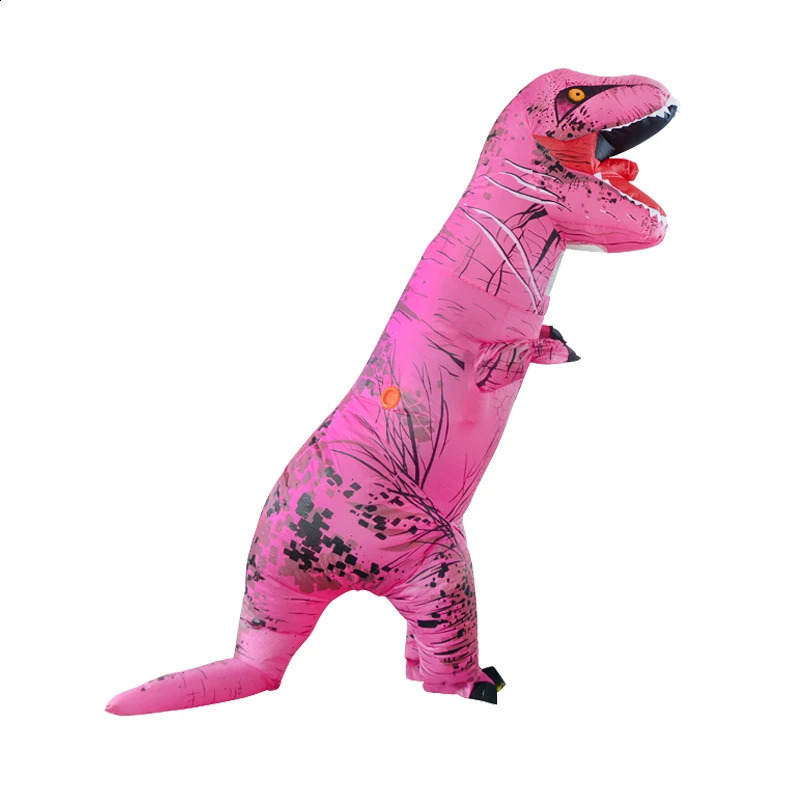 T-Rex Dinosaur Inflatable Costume Purim Halloween Party Cosplay Fancy Suits Mascot Cartoon Anime for Adult Kids 240929