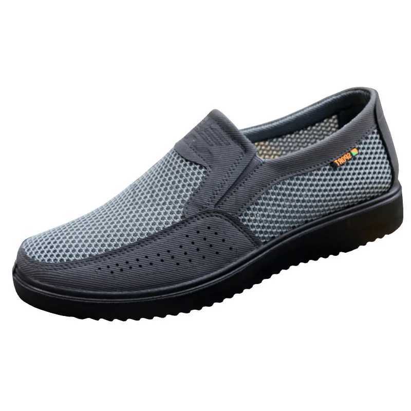 Canvas shoes mens classic Loafers mens casual breathable Versatile Walking Flat mens sports shoes Plus size Y241008