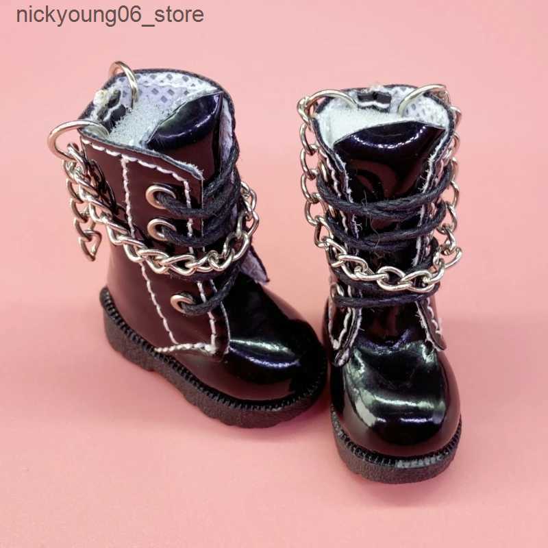 Boots Tilda New Design Doll Boots for Blythe Doll Toy1/8 Mini Leather Dolls Shoes for Blyth Azone BJDCasual Puppet Shoes Accessories L240910
