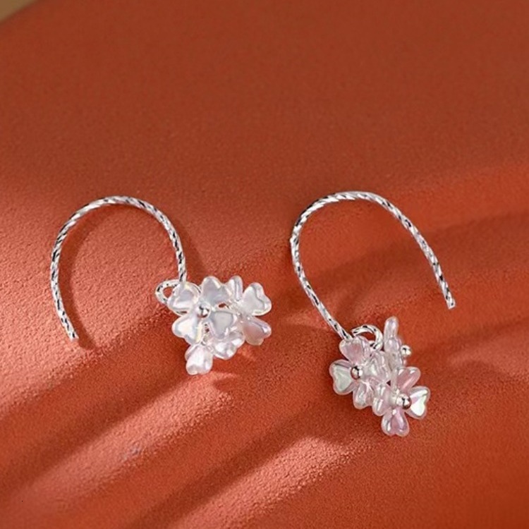 needle wer for women 2024 new style, niche, high-end, light and earrings