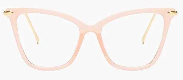 Cat Eye Glasses Frames Women 2024 Brand Design Transparent Glsses Frame For Men Big Frame Eyeglasses Female Clear Lens SpectacleX241008