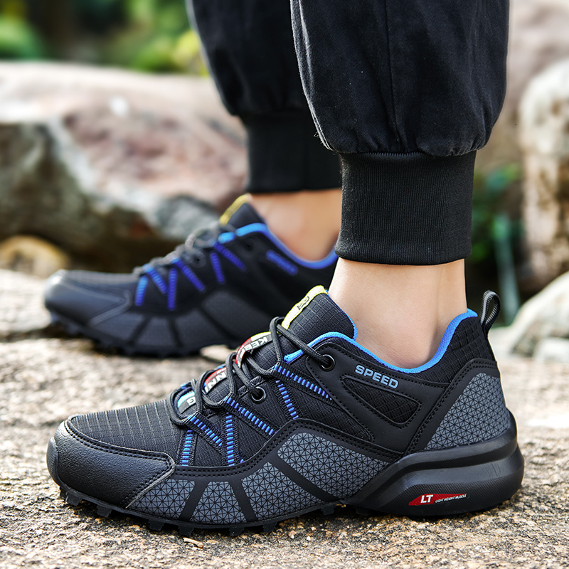 Trainer Men High Outdoor Hiking Quality Climbing Shoes Trekking Sneakers Rubber Sole Hunting Trekking Rock Climbing Lace Up Soft Ddmycat