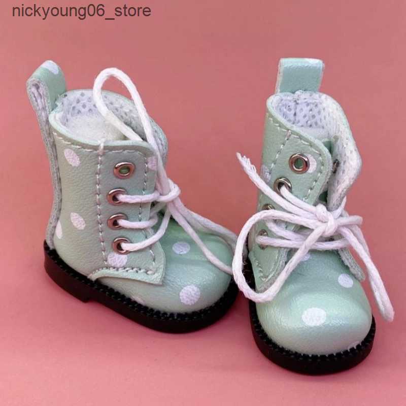 Boots Tilda 1/8 Doll Boots Toy Shoes For Blythe Pullip Doll Mini Winter Leather Boots Shoes for Blyth Accessories for Dolls Toys L240910