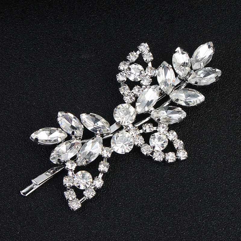 Miaolo Fashion Bridal Bucket Wedding Hair Clip Jewelry Accessories Transparent Crystal Womens Hair Accessories Hair Clip HS-J3517 W241007
