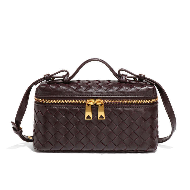 Hand Woven Fashionable For B Family S Spring And Summer New Style Single Shoulder Hand Held Crossbody Lunch Box Bag