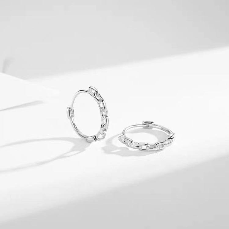 Needle Earrings 2024 New Buckles, Circles, Netizens, Female Earrings, Punk Ins Trend