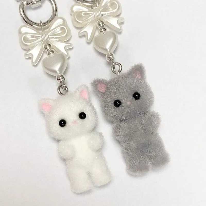 bow cat keychain women HandmadeX241008