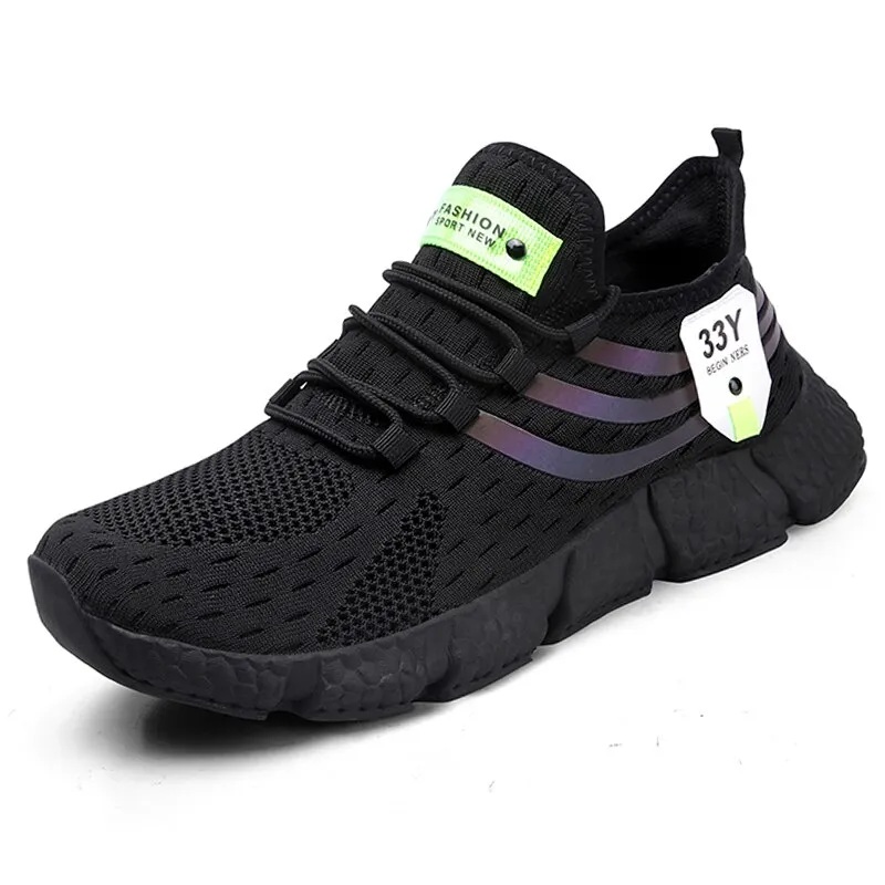 Men Breathable Classic Running Sneakers For Man Outdoor Light Comfortable Mesh Shoes Slip On Walking ShoesTenis 241122