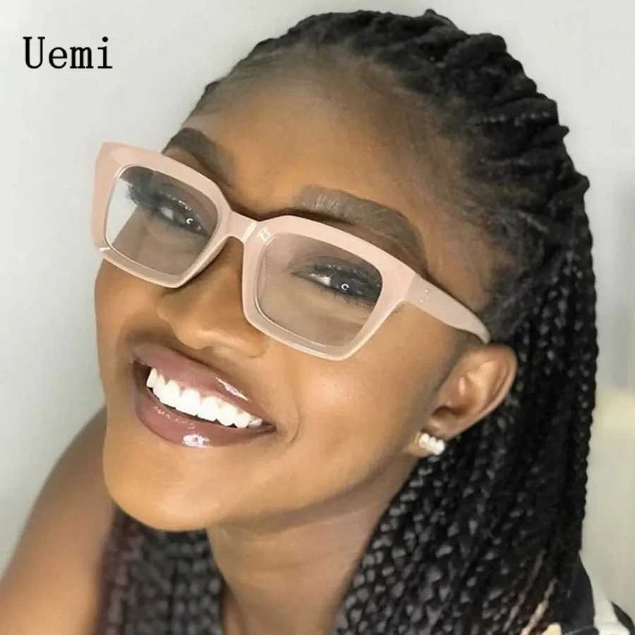 New Retro Square Anti Blue Light Glasses For Women Men Vintage Reading Clear Computre Pink Blue Black Eyeglasses Frames Lentes OX241008