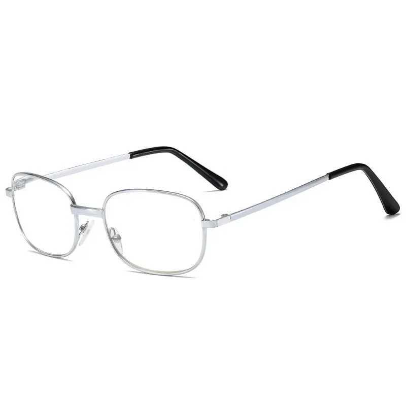 Square Frame Elderly Reading Glasses Portable Classic Metal Presbyopia Spectacles for Men Women Hyperopia Eyewear EyeglassesX241008