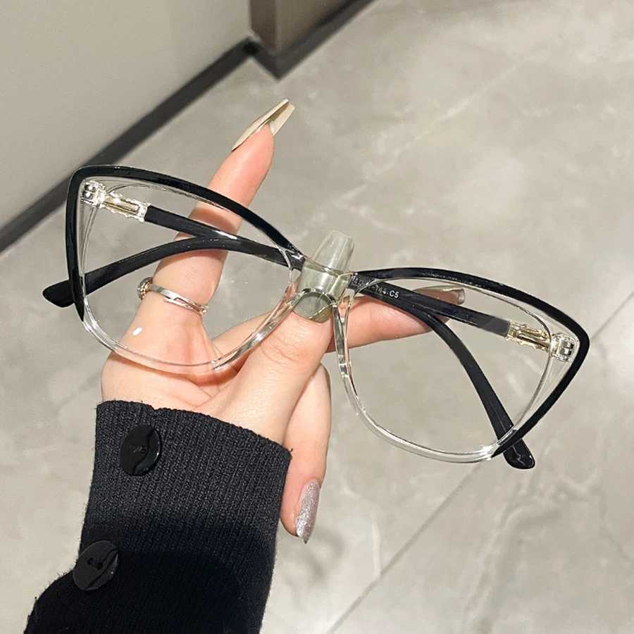 Ultralight Tr90 Glasses Women Blue Light Blocking Computer Glasses Designer Optical Eyeglasses Frames Men Square Eyewear OrangeX241008