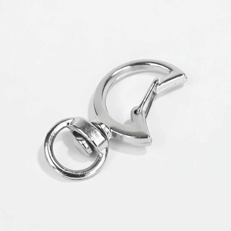 Set of 10 Metal Swivel Lobster Claw Clasps Star/Moon Snap Hook Swivel Lanyard Clip DIY Supplies Jewelry Making KeychainX241008