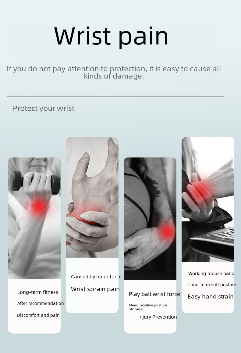 Breathable Sports Steel Plate Wrist Guard - Detachable Protective Equipment for Adults