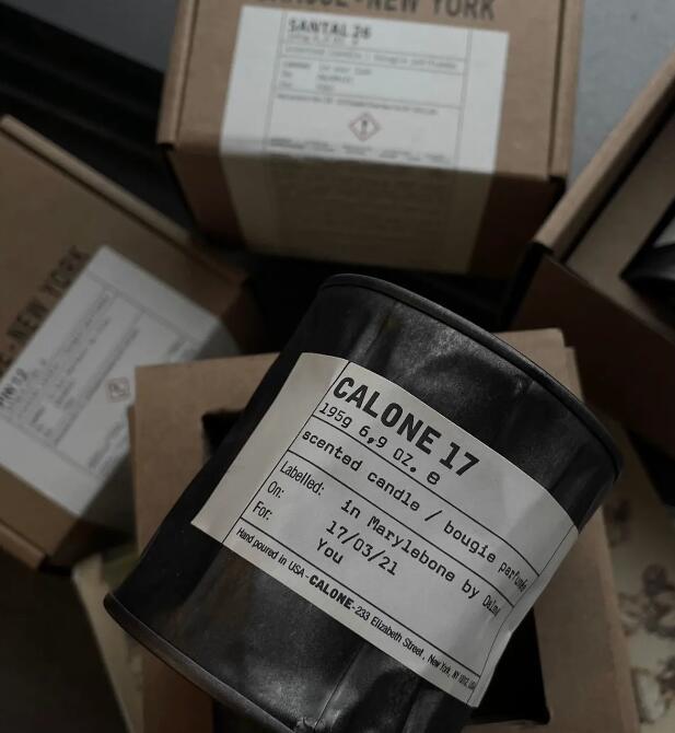 59.5G*3 Scented Candles Santal 26 Candle Incense Parfum Shell Wax Grasse New York Long Lasting Smell