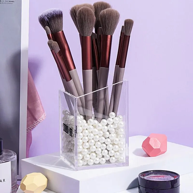 13 pieces of makeup brush set eye shadow basic female makeup brush eye shadow powder blusher beauty soft makeup tool 241008