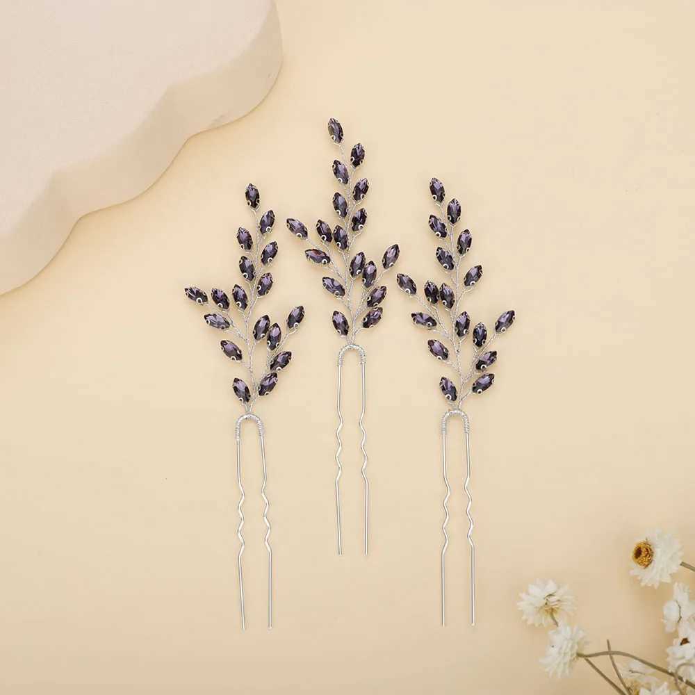7 colors of rhinestone hair bridal flower hair jewelry suitable for party womens heads wedding hair accessories W241007