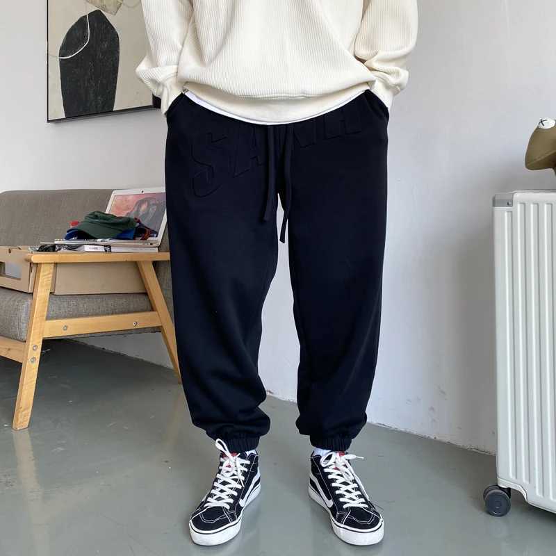 Fashion Streetwear Hip Hop Oversized Sweatpants Men Clothing Harajuku Casual Plus Size Jogging Pants Korean Sports JoggersX241008