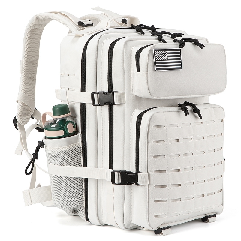 QT QY 25L/45L Male and Female Tactical Backpack Outdoor Survival Bug Outdoor Small Bag School Rucksack Hking with Bottle Rack 241008