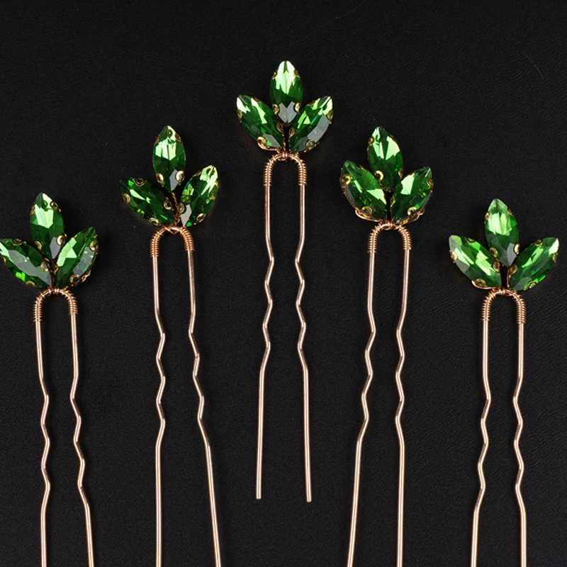 5 Rhinestone Small Simple Bridal Hair Clips Silver Bridal Hair Accessories for Women and Girls Wedding Hair W241007