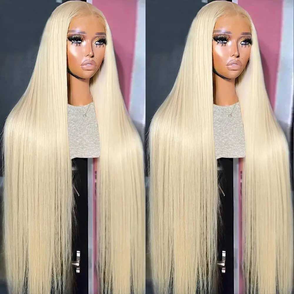 180% Density 613 HD Straight 13x4 Lace Front Wig Human Hair Lace Frontal Wig Wigs Human Hair Pre Plucked With Baby HairXJ241008