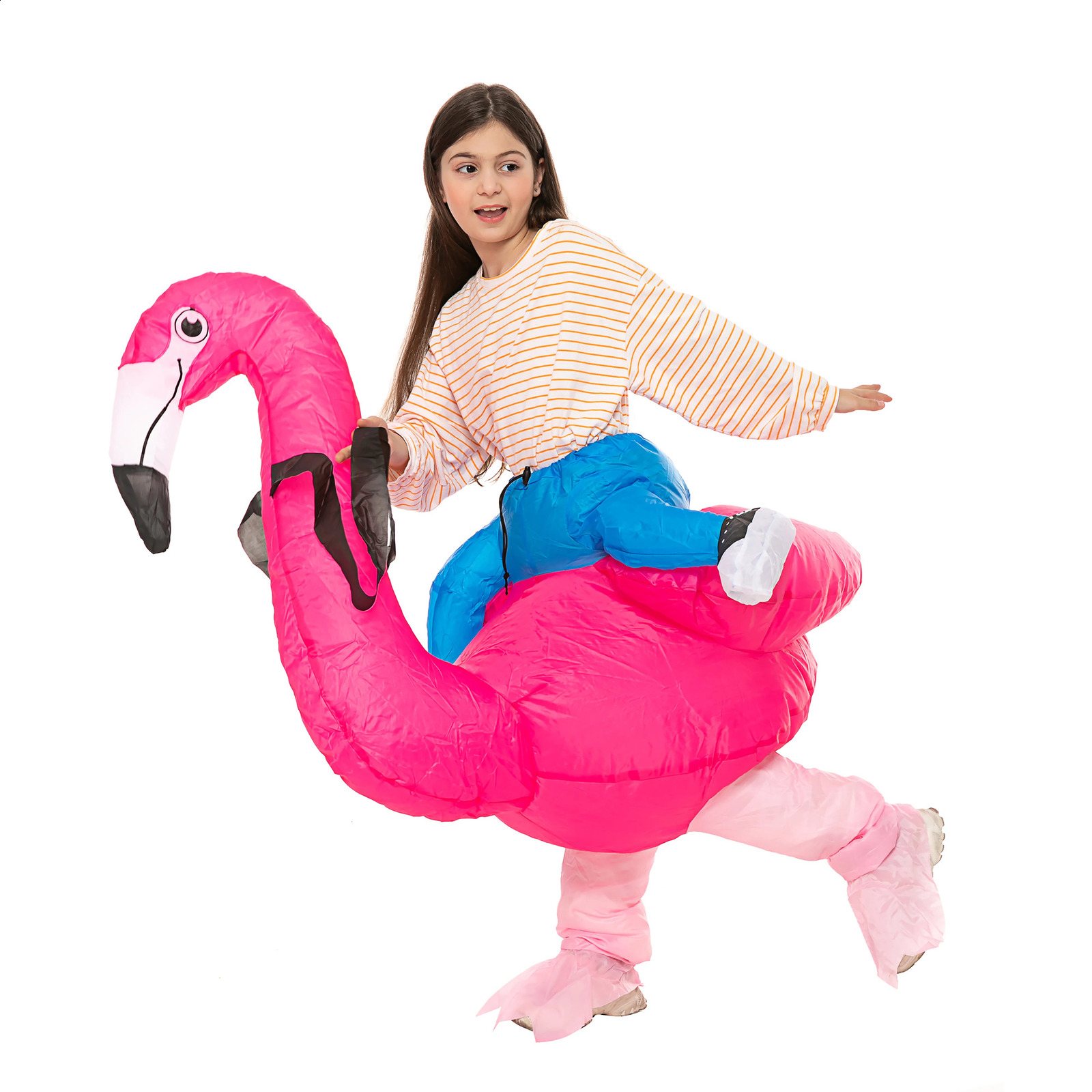 Kids Adult Cosplay Unicorn Flamingo Dinosaur Inflatable Costumes Anime Disfraz Cosplay Costume Halloween Holiday Party Suit 240929
