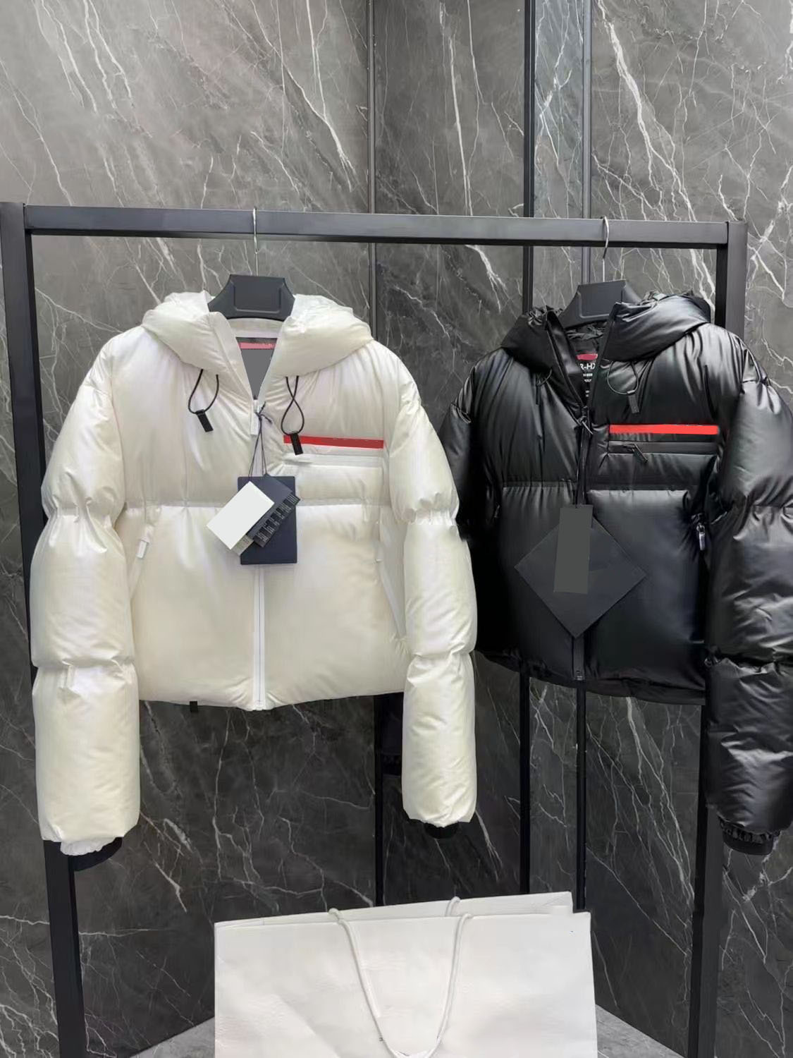 Womens Jacket Down Parkas Coats Puffer Jackets Vest Long Sleeves Remove Bomber Winter Coat Hooded Outwears Tops Windbreaker Asian Size S-L